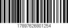 Código de barras (EAN, GTIN, SKU, ISBN): '17897626801254'