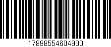 Código de barras (EAN, GTIN, SKU, ISBN): '17898554604900'