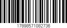 Código de barras (EAN, GTIN, SKU, ISBN): '17898571082736'