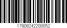 Código de barras (EAN, GTIN, SKU, ISBN): '17908242200052'