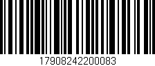 Código de barras (EAN, GTIN, SKU, ISBN): '17908242200083'
