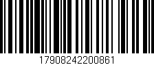 Código de barras (EAN, GTIN, SKU, ISBN): '17908242200861'