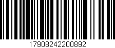 Código de barras (EAN, GTIN, SKU, ISBN): '17908242200892'