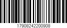 Código de barras (EAN, GTIN, SKU, ISBN): '17908242200908'