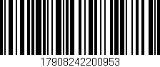 Código de barras (EAN, GTIN, SKU, ISBN): '17908242200953'