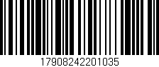 Código de barras (EAN, GTIN, SKU, ISBN): '17908242201035'