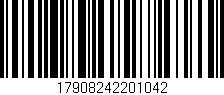 Código de barras (EAN, GTIN, SKU, ISBN): '17908242201042'