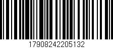 Código de barras (EAN, GTIN, SKU, ISBN): '17908242205132'