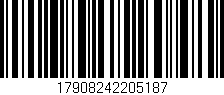 Código de barras (EAN, GTIN, SKU, ISBN): '17908242205187'