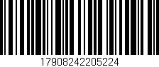 Código de barras (EAN, GTIN, SKU, ISBN): '17908242205224'