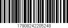 Código de barras (EAN, GTIN, SKU, ISBN): '17908242205248'