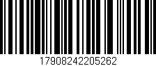 Código de barras (EAN, GTIN, SKU, ISBN): '17908242205262'