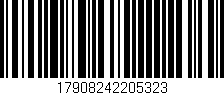Código de barras (EAN, GTIN, SKU, ISBN): '17908242205323'