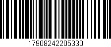 Código de barras (EAN, GTIN, SKU, ISBN): '17908242205330'