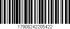 Código de barras (EAN, GTIN, SKU, ISBN): '17908242205422'