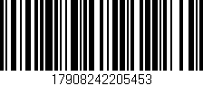 Código de barras (EAN, GTIN, SKU, ISBN): '17908242205453'