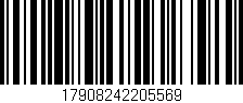 Código de barras (EAN, GTIN, SKU, ISBN): '17908242205569'