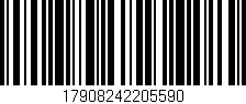 Código de barras (EAN, GTIN, SKU, ISBN): '17908242205590'
