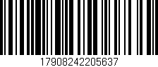Código de barras (EAN, GTIN, SKU, ISBN): '17908242205637'