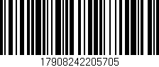 Código de barras (EAN, GTIN, SKU, ISBN): '17908242205705'