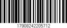 Código de barras (EAN, GTIN, SKU, ISBN): '17908242205712'