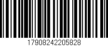 Código de barras (EAN, GTIN, SKU, ISBN): '17908242205828'