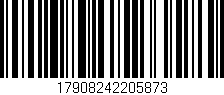 Código de barras (EAN, GTIN, SKU, ISBN): '17908242205873'
