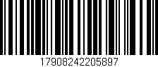 Código de barras (EAN, GTIN, SKU, ISBN): '17908242205897'