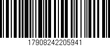 Código de barras (EAN, GTIN, SKU, ISBN): '17908242205941'