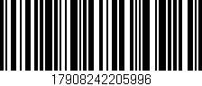 Código de barras (EAN, GTIN, SKU, ISBN): '17908242205996'
