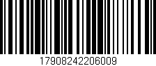 Código de barras (EAN, GTIN, SKU, ISBN): '17908242206009'