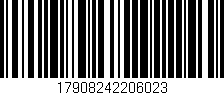 Código de barras (EAN, GTIN, SKU, ISBN): '17908242206023'