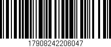 Código de barras (EAN, GTIN, SKU, ISBN): '17908242206047'