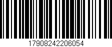 Código de barras (EAN, GTIN, SKU, ISBN): '17908242206054'