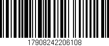 Código de barras (EAN, GTIN, SKU, ISBN): '17908242206108'