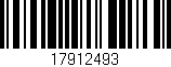 Código de barras (EAN, GTIN, SKU, ISBN): '17912493'