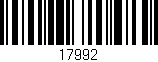 Código de barras (EAN, GTIN, SKU, ISBN): '17992'