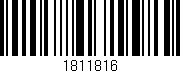 Código de barras (EAN, GTIN, SKU, ISBN): '1811816'