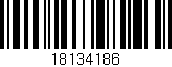 Código de barras (EAN, GTIN, SKU, ISBN): '18134186'