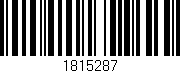 Código de barras (EAN, GTIN, SKU, ISBN): '1815287'
