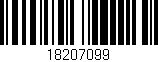 Código de barras (EAN, GTIN, SKU, ISBN): '18207099'