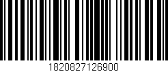 Código de barras (EAN, GTIN, SKU, ISBN): '1820827126900'