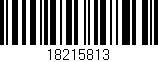 Código de barras (EAN, GTIN, SKU, ISBN): '18215813'