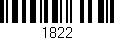 Código de barras (EAN, GTIN, SKU, ISBN): '1822'