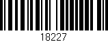 Código de barras (EAN, GTIN, SKU, ISBN): '18227'