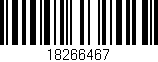 Código de barras (EAN, GTIN, SKU, ISBN): '18266467'