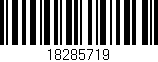 Código de barras (EAN, GTIN, SKU, ISBN): '18285719'