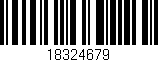 Código de barras (EAN, GTIN, SKU, ISBN): '18324679'