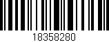 Código de barras (EAN, GTIN, SKU, ISBN): '18358280'