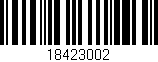 Código de barras (EAN, GTIN, SKU, ISBN): '18423002'